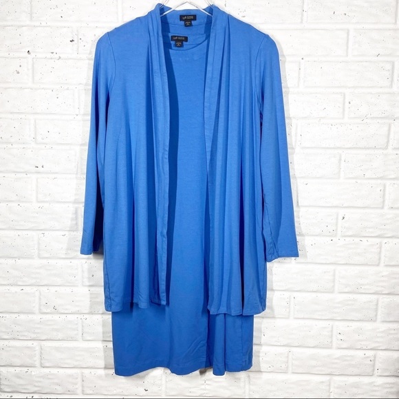 J.JILL Wearable Collection knit Tank Dress with Jacket - Picture 1 of 7